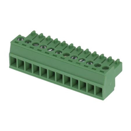 Molex Pluggable Terminal Blocks 3.5Mm Euro Plug Ra G Ro Plug Ra Grn 12Ckt 395005012